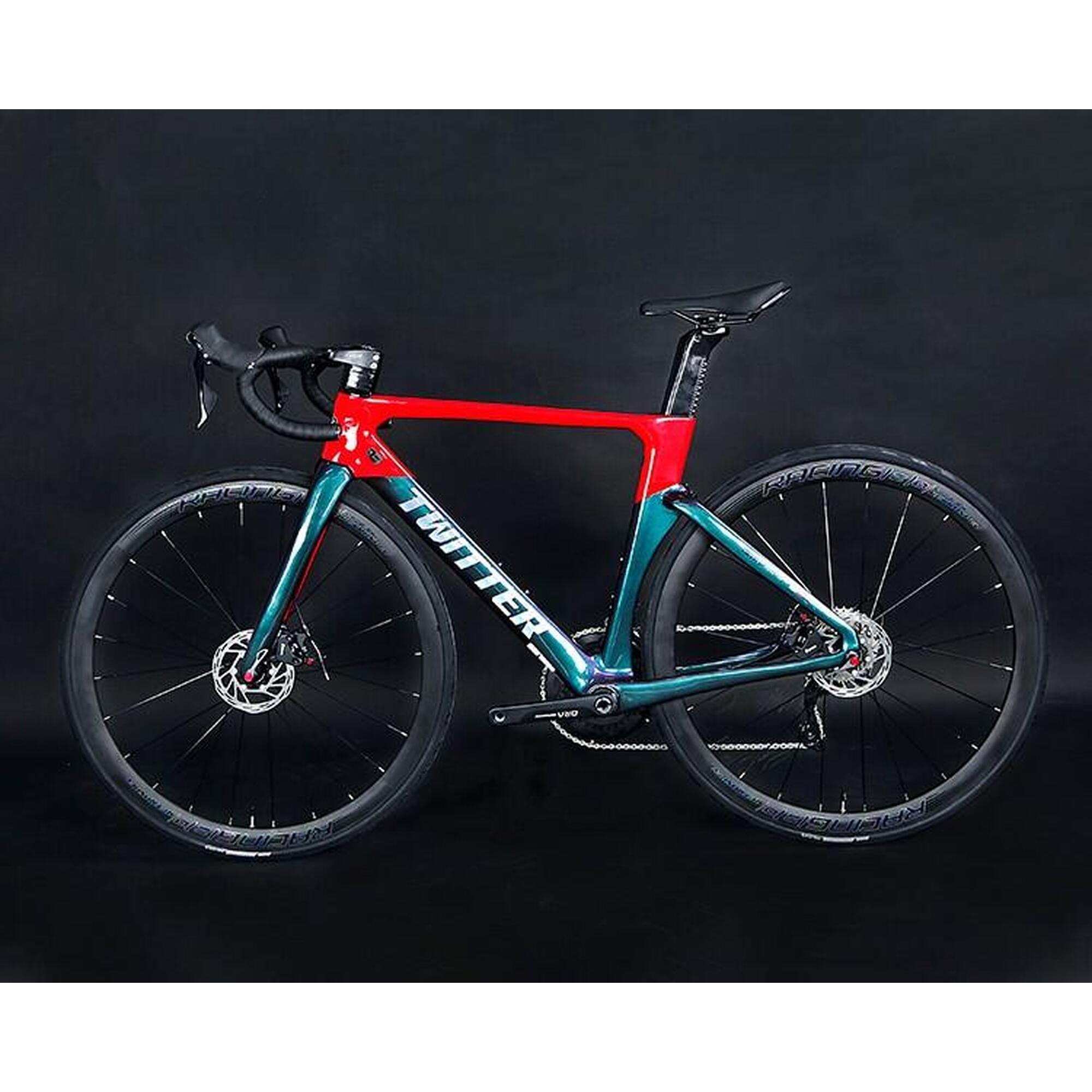 AURORA-Disc Carbon Fiber Rival-22s Road Bike - Blue