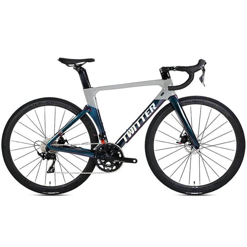 AURORA-Disc Carbon Fiber Rival-22s Road Bike - Cement Grey