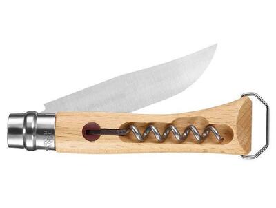 Coltello tascabile n. 10 cavatappi apribottiglie vino coltello pieghevole legno
