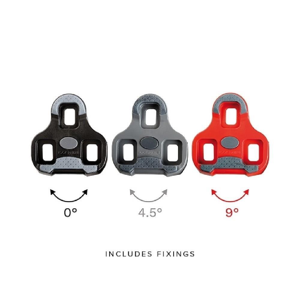 Look Keo Grip 4.5 degree Replacement Road Bike Cleats - Grey 2/4