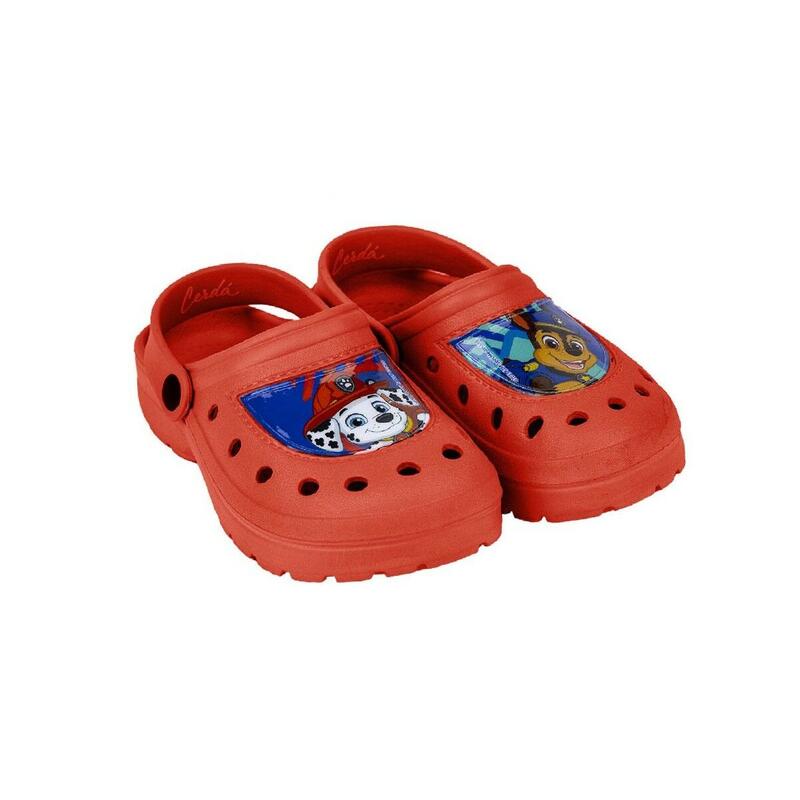 Zuecos de Playa The Paw Patrol Rojo