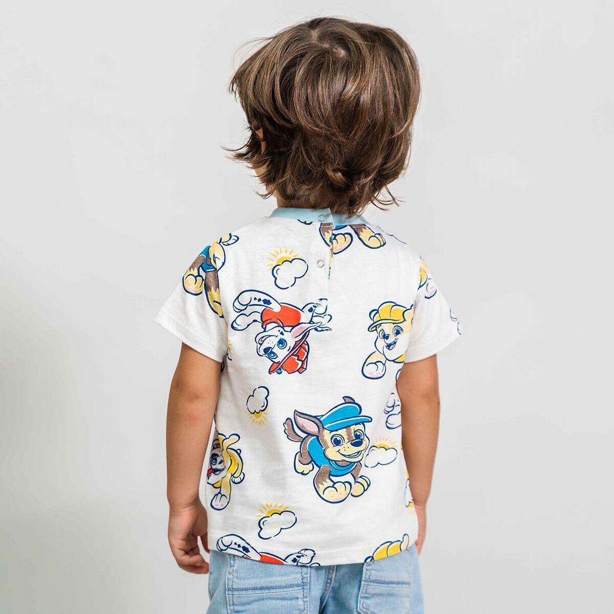 Kurzarm-T-Shirt The Paw Patrol Beige 3/5