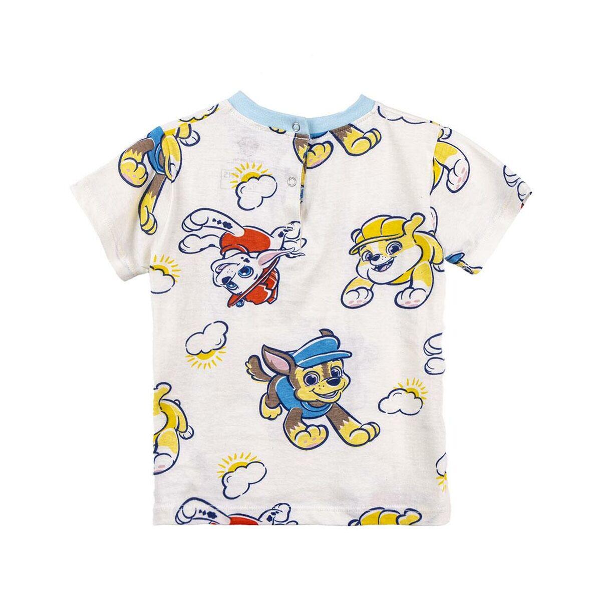 Kurzarm-T-Shirt The Paw Patrol Beige 1/5