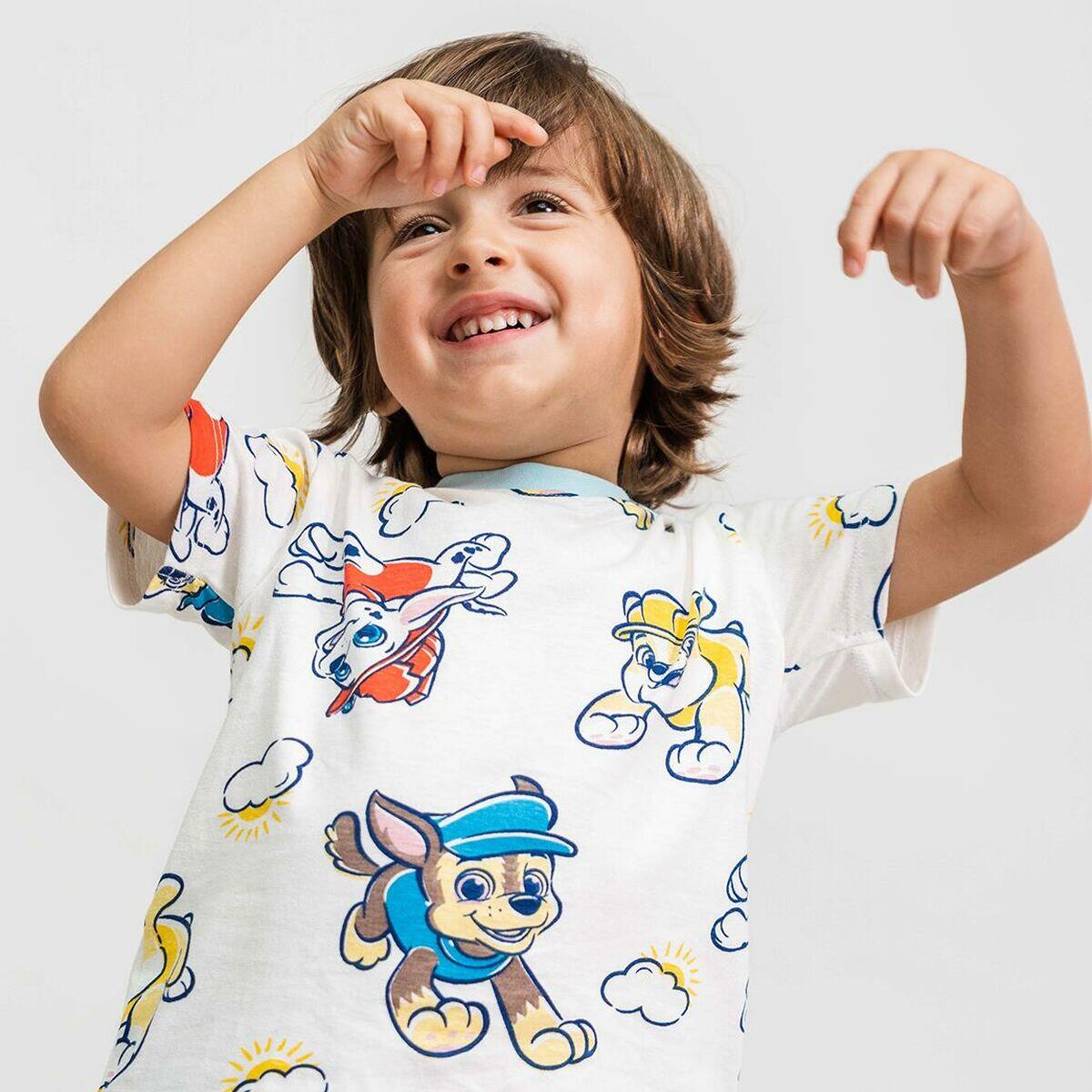 Kurzarm-T-Shirt The Paw Patrol Beige 2/5