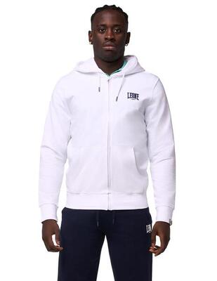 Leone basic herenhoodie met rits, zonder sweatshirt