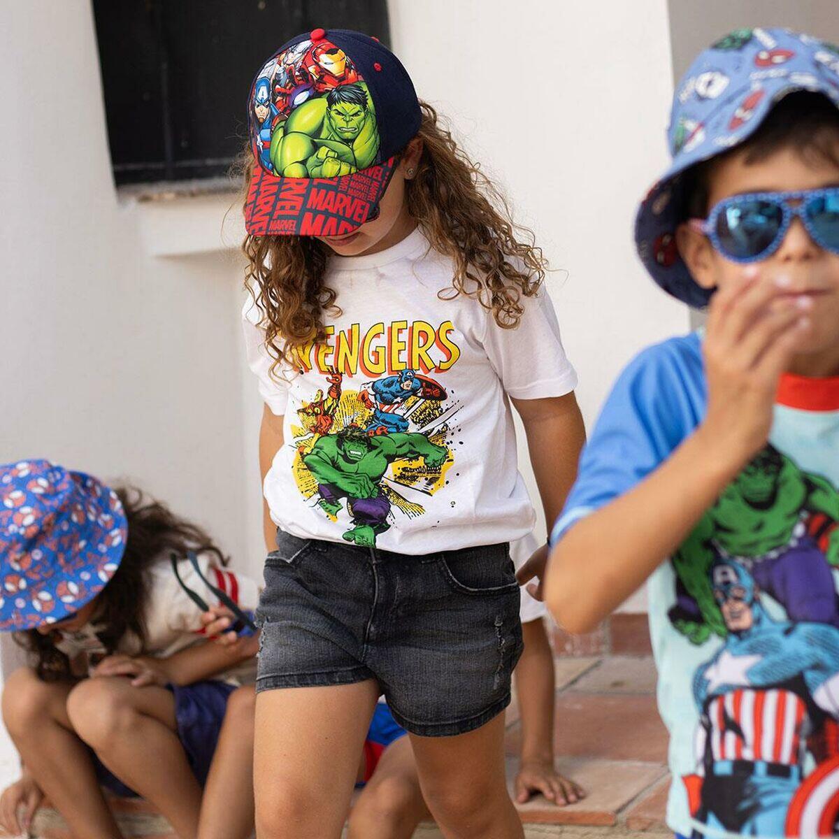 Kurzarm-T-Shirt für Kinder Marvel Weiß 4/5
