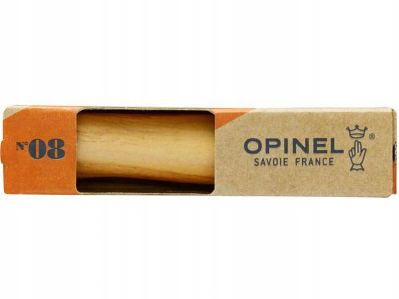 Opinel Taschenmesser Nr. 8 rostfrei, Olivenholz 2/3