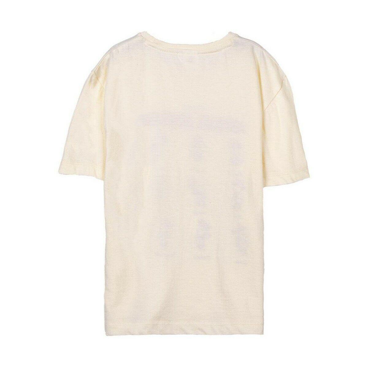 T shirt à manches courtes Enfant Minnie Mouse Beige 2/5