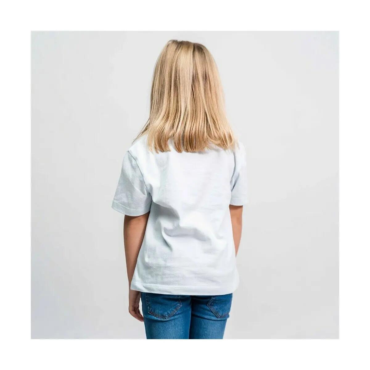 Kurzarm-T-Shirt für Kinder Frozen Hellblau 4/5