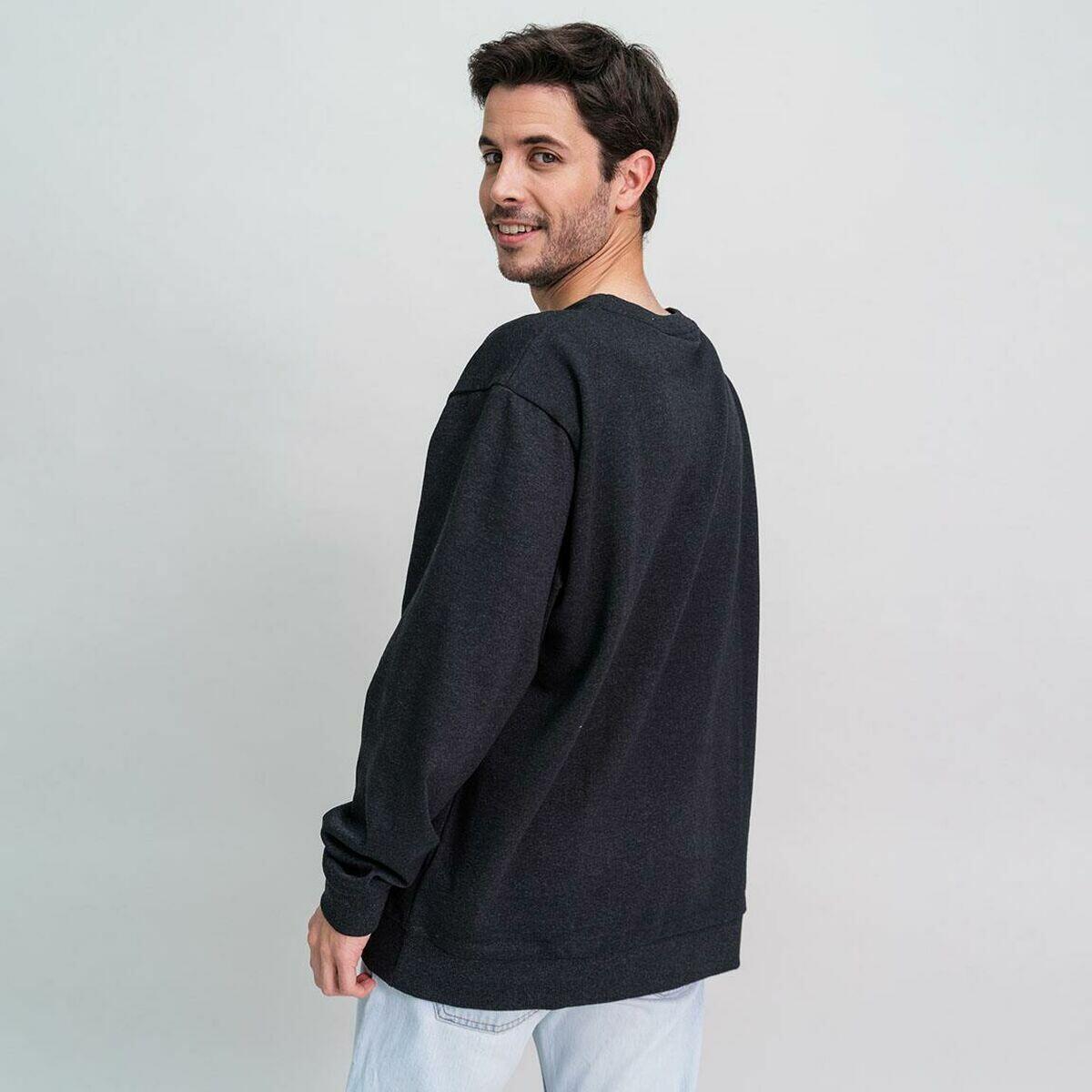 Sudadera sin Capucha Unisex Batman Negro 5/5