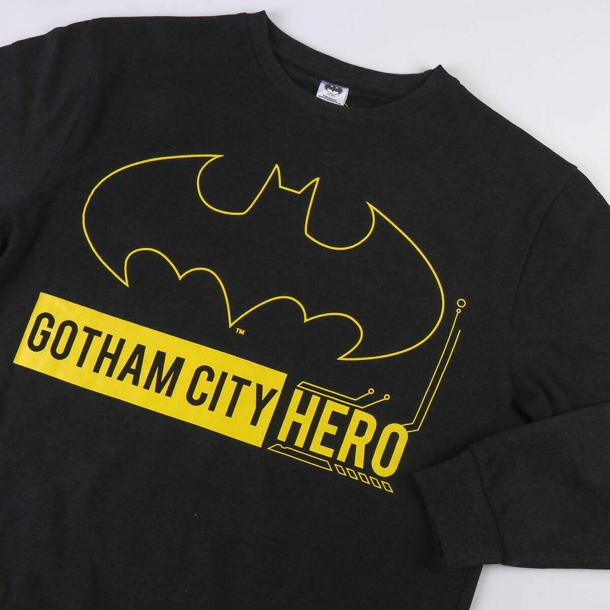 Sudadera sin Capucha Unisex Batman Negro 4/5