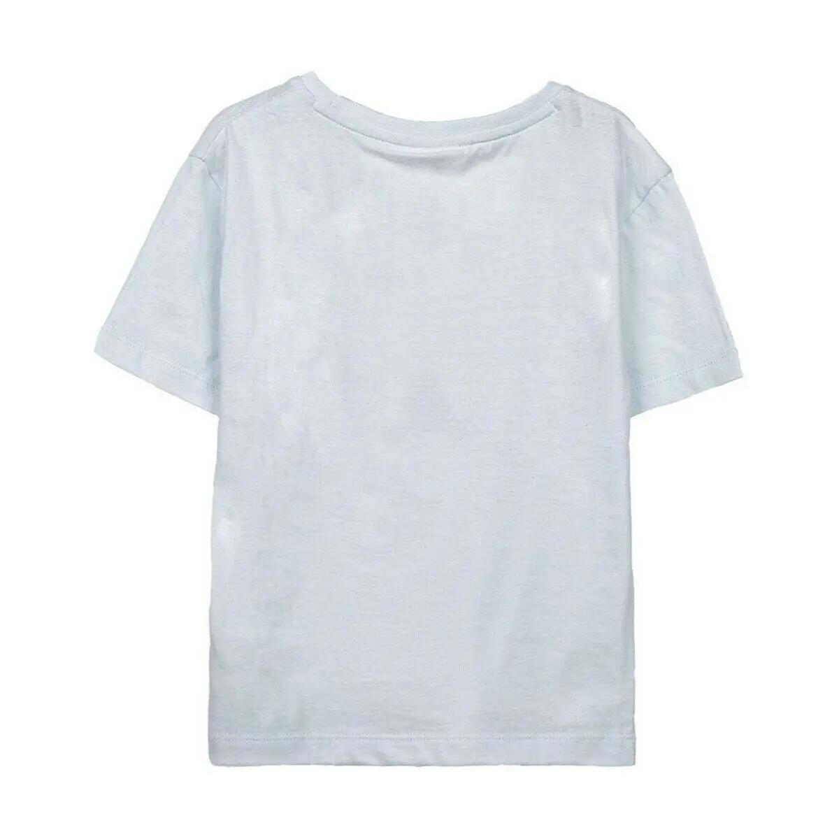 Kurzarm-T-Shirt für Kinder Frozen Hellblau 3/5