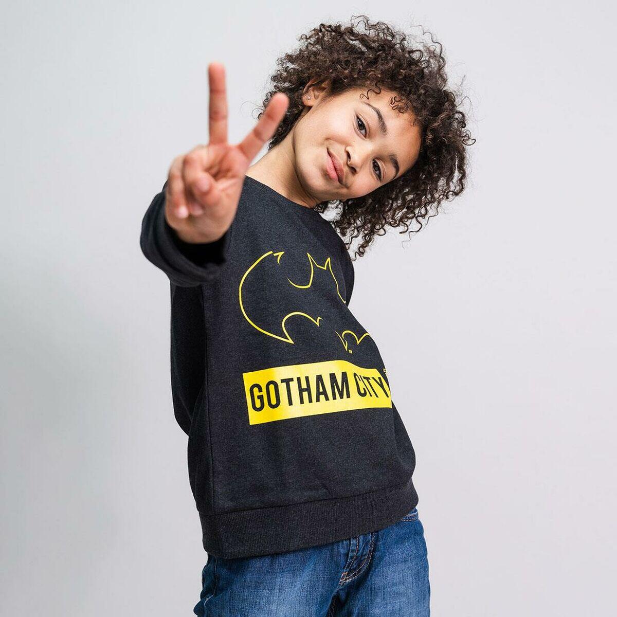 Sudadera sin Capucha Niño Batman Negro 3/3