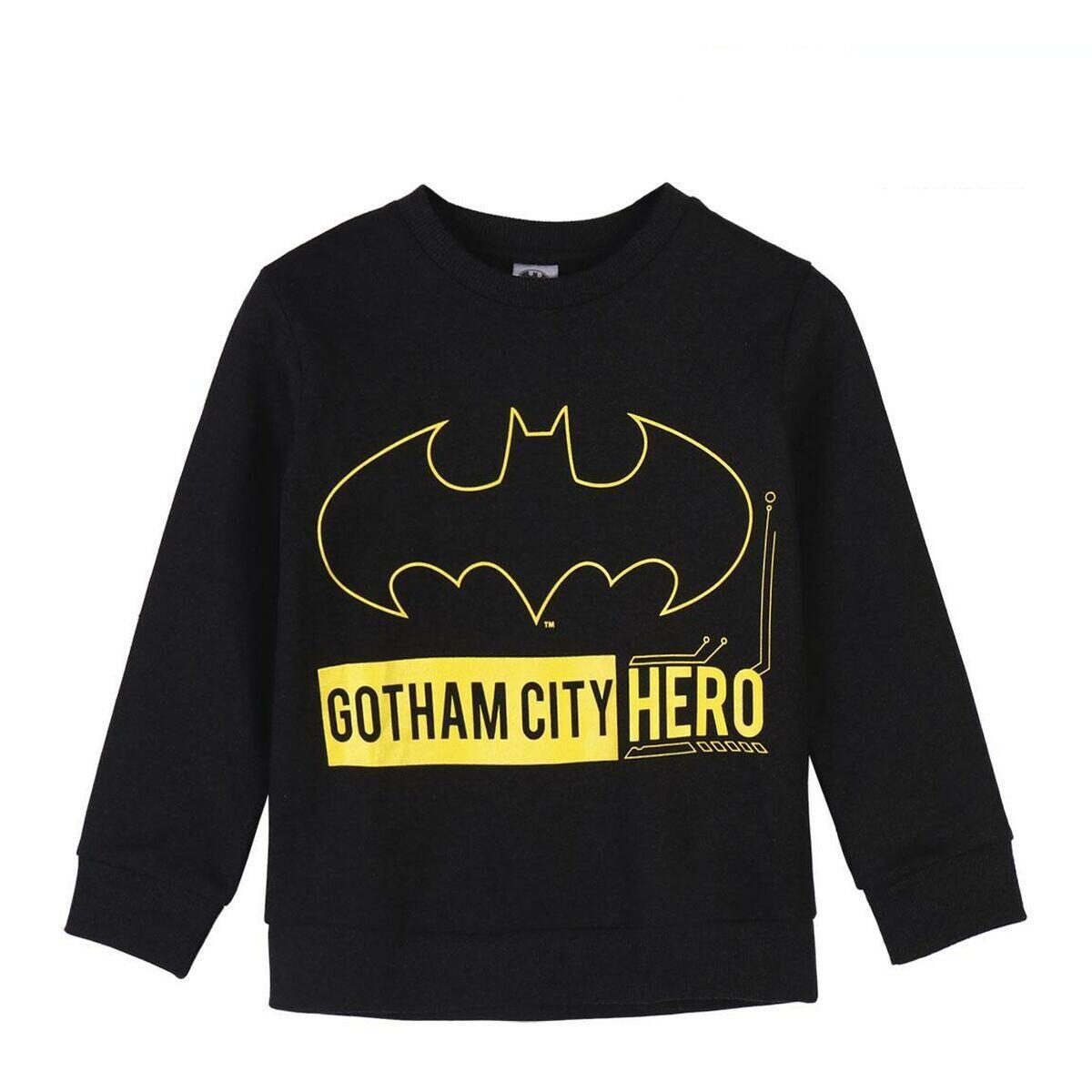 Sweat sans capuche enfant Batman Noir