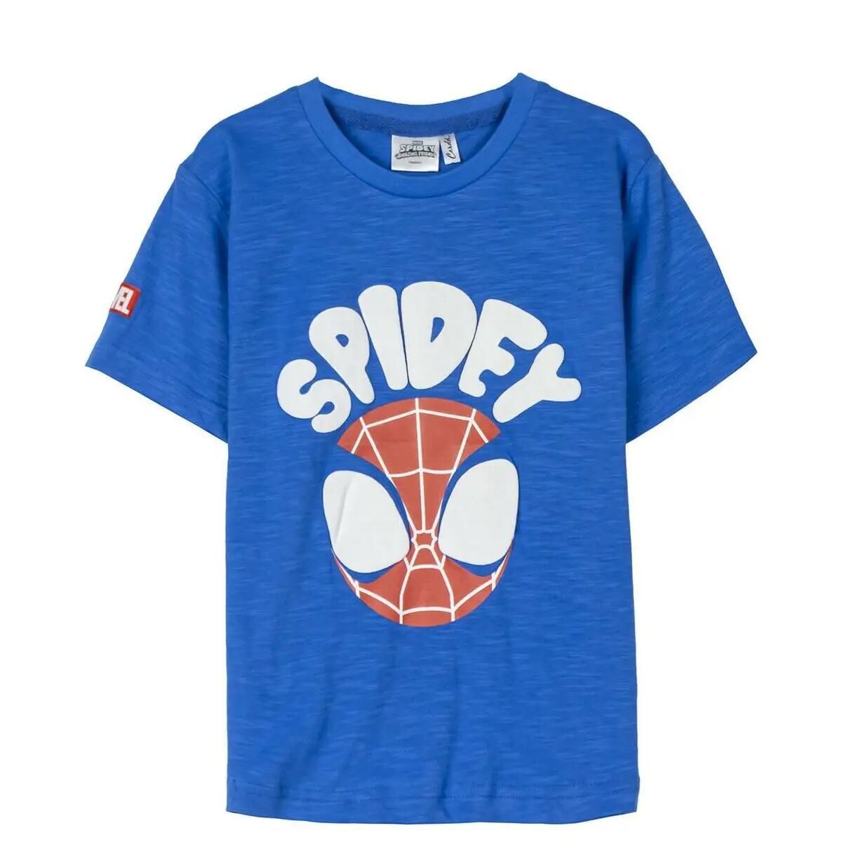 Kurzarm-T-Shirt für Kinder Spidey Blau 1/5