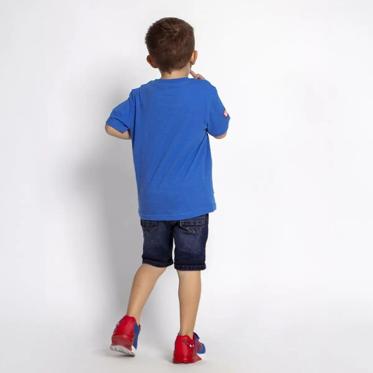 Kurzarm-T-Shirt für Kinder Spidey Blau 5/5