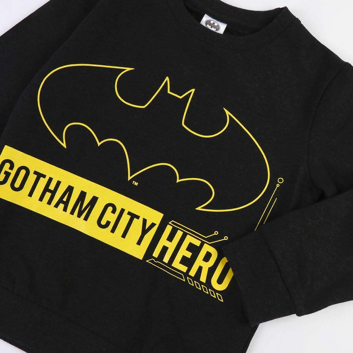 Sudadera sin Capucha Niño Batman Negro 2/3