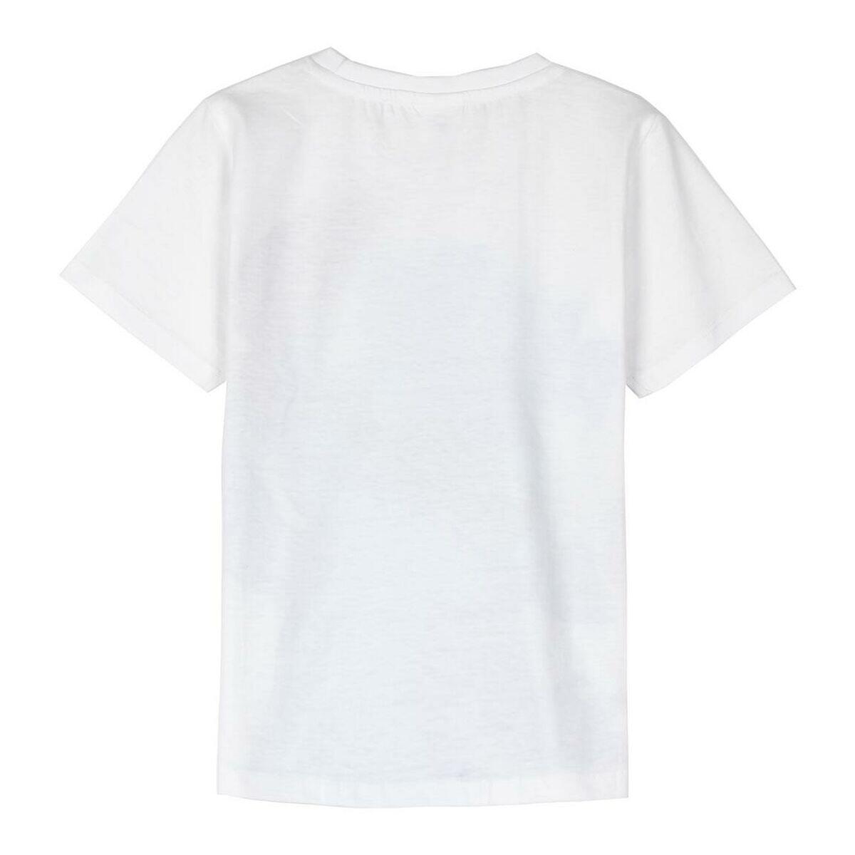 Kurzarm-T-Shirt für Kinder Stitch Weiß 4/5