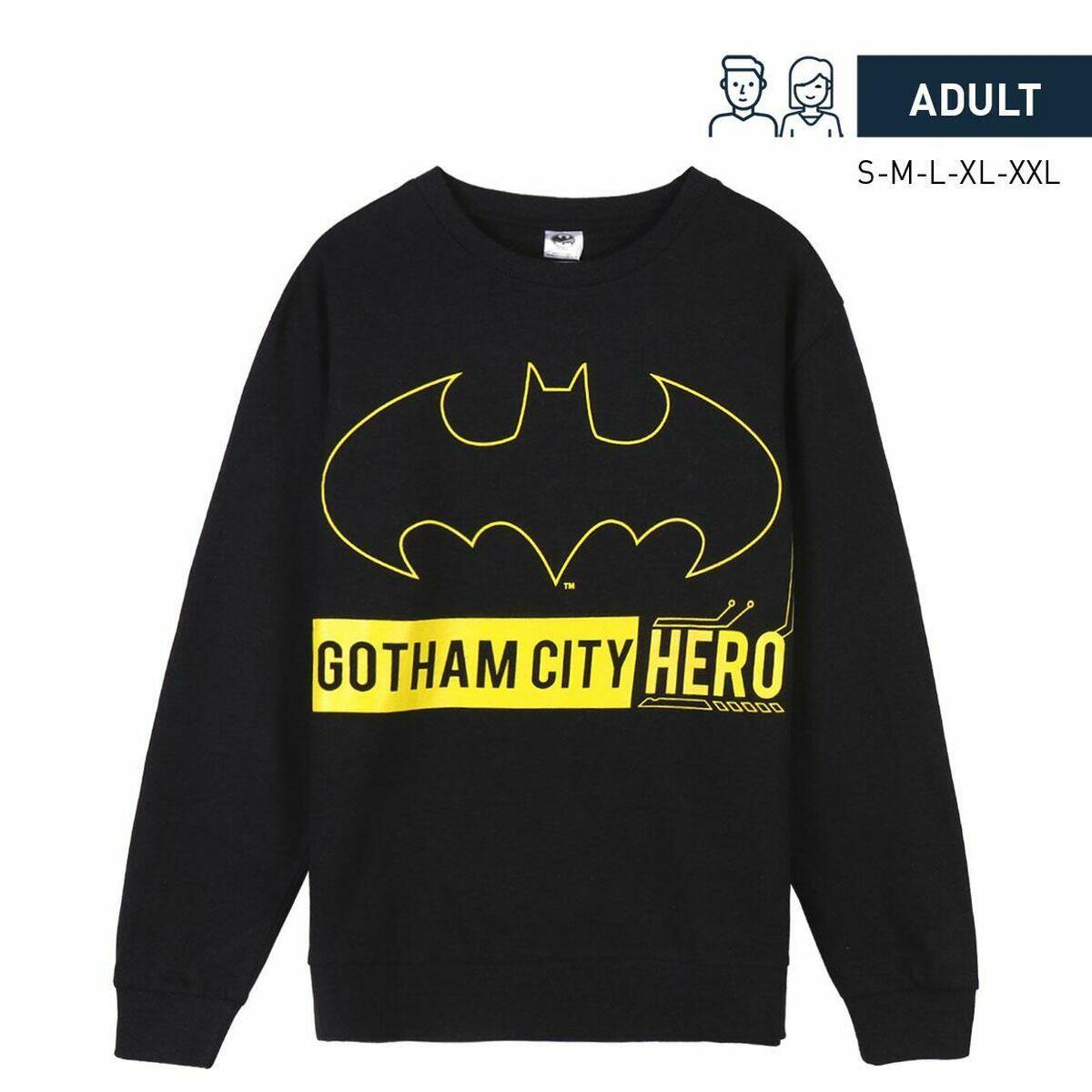 Sudadera sin Capucha Unisex Batman Negro 3/5