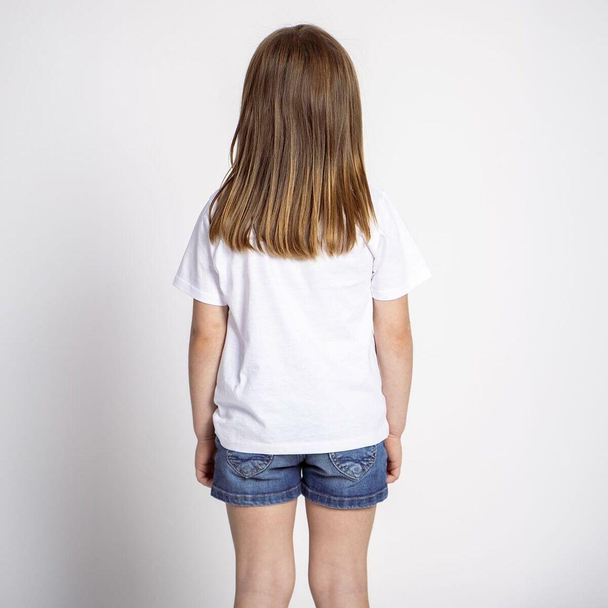 Kurzarm-T-Shirt für Kinder Stitch Weiß 5/5