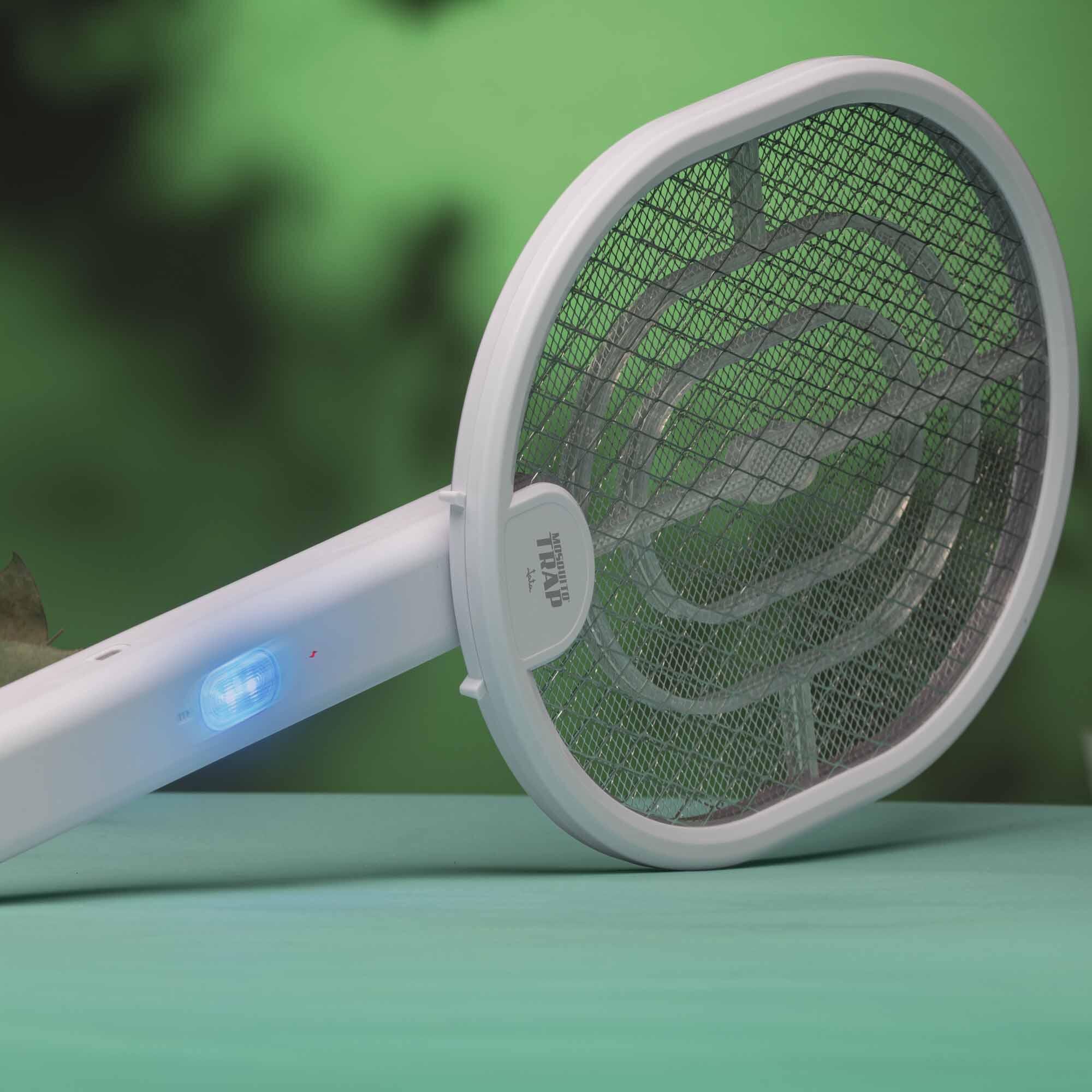 Raqueta eléctrica antimosquitos y moscas Jata MOST3540. 30 m2. 3/6