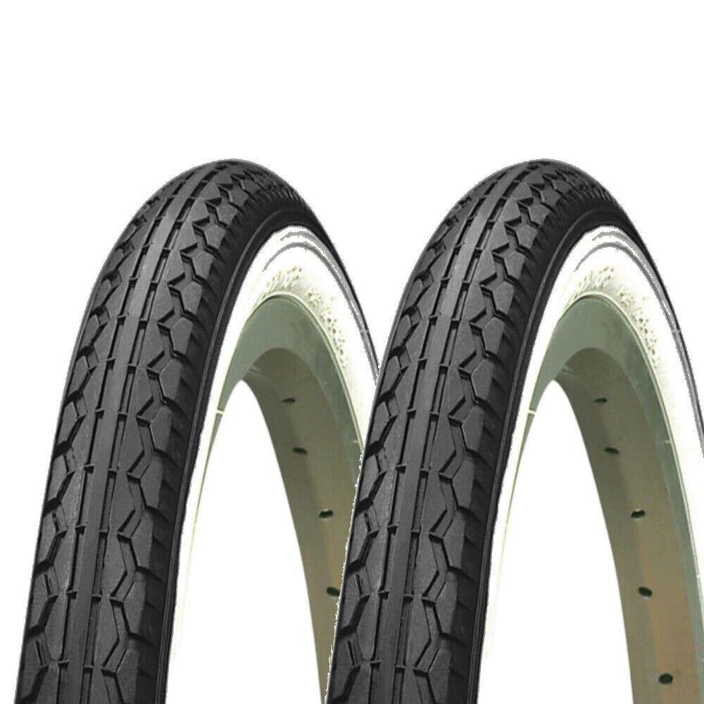 ECOVELO 2 copertoni kenda 20 x 1.75 (47-406) bianco neri bici stradale EV