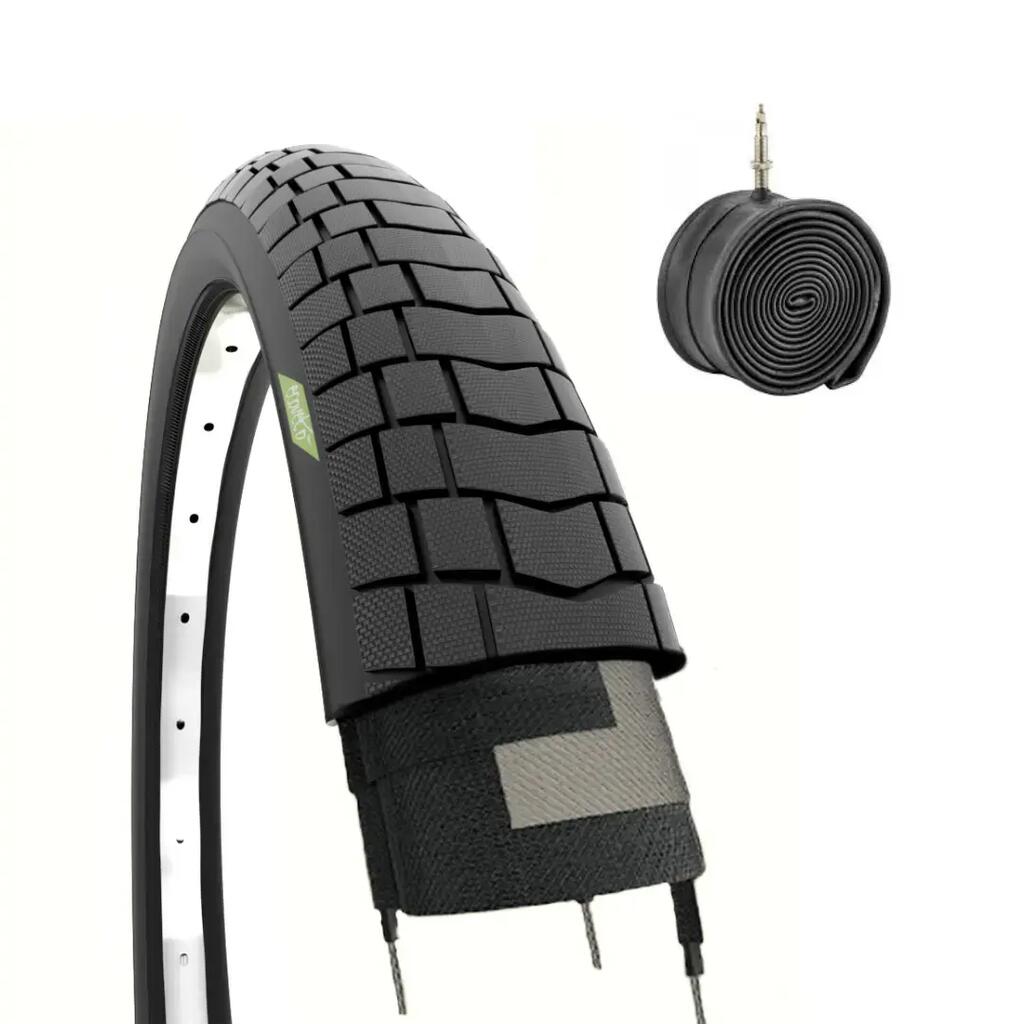 Tyre 20x1.95 (50-406)+inner tube, kids tyre 20x1.95 BMX MTB EV