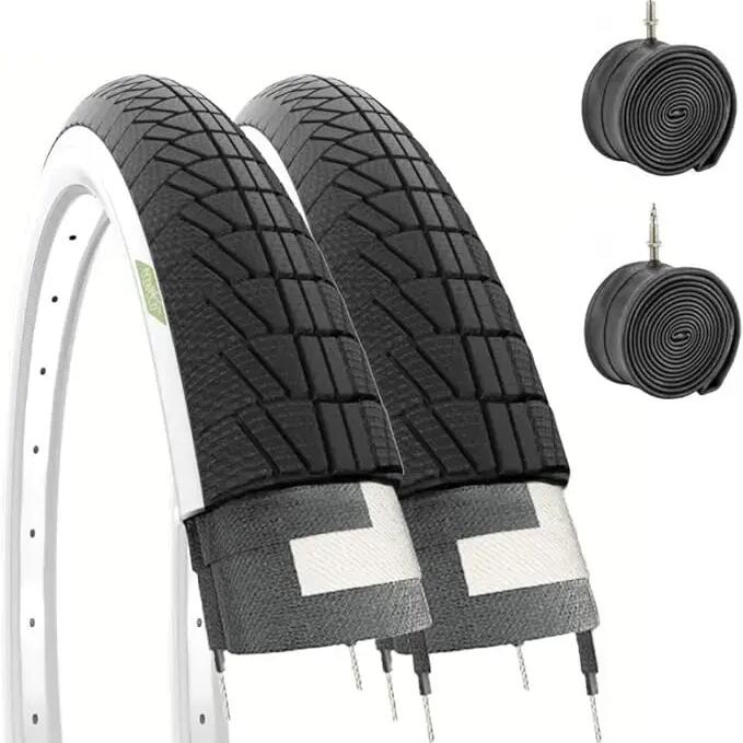 2 tyres 16x1.75 (47-305)+tubes, tyres road 16 x 1.75 child bike EV