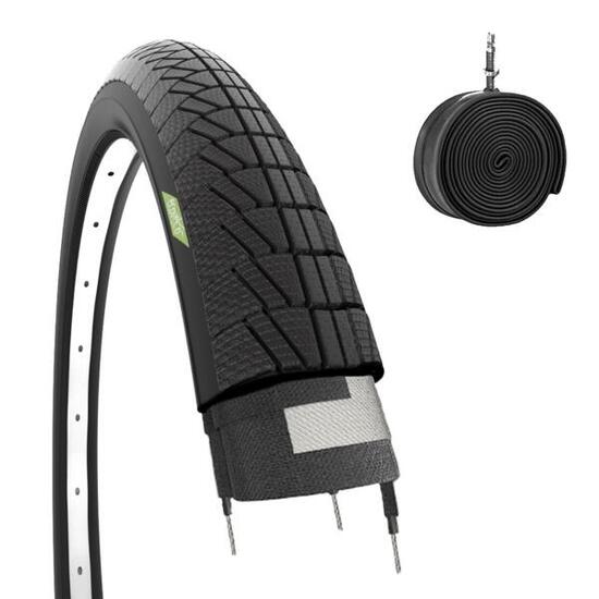 Band 20x1.75 (47-406)+binnenband, fietsband 20 x 1.75 kind stadsfiets EV