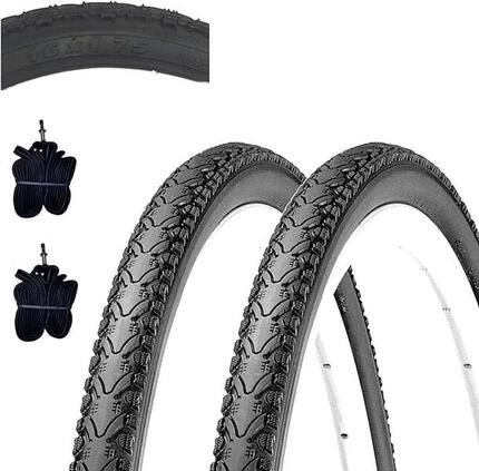 2 kenda Reifen 700x35C (37-622) + Schläuche, Semi-Slick Trekking 700 x 35C EV
