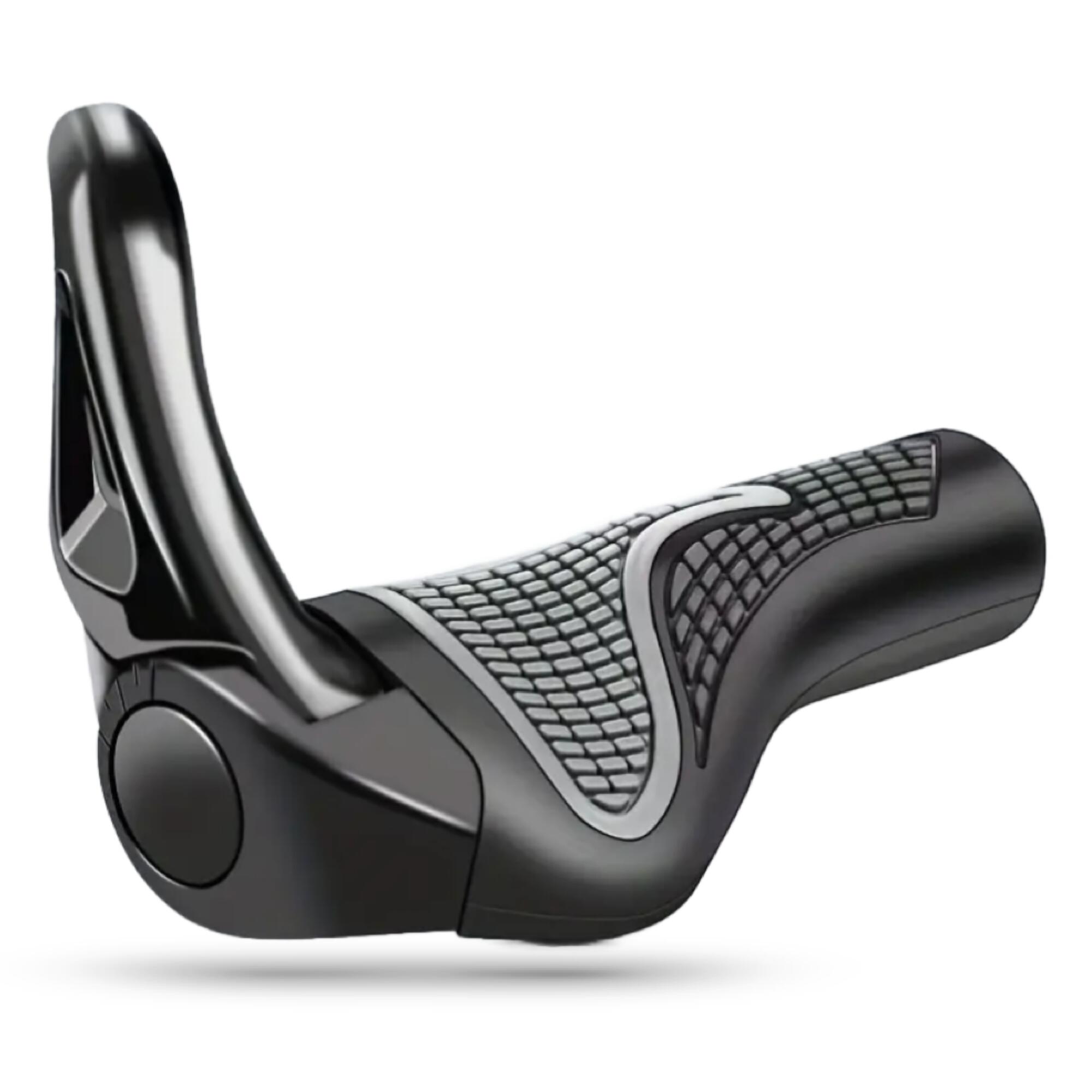 2 x Fahrradgriffe mit Hrnchen verstellbar fr Lenker mit 22 mm D |  Decathlon