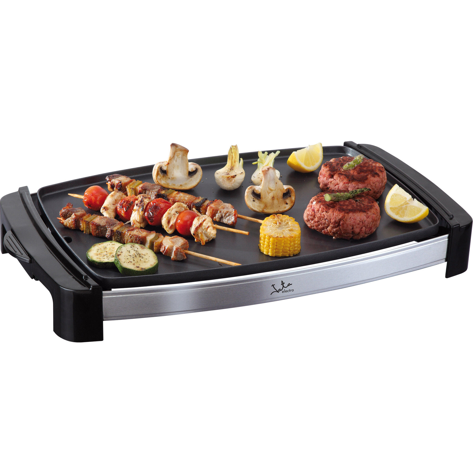 Plancha de cocina eléctrica Jata GR204N antiadherente. 44,5 x 30 cm. 2000 W. 2/2