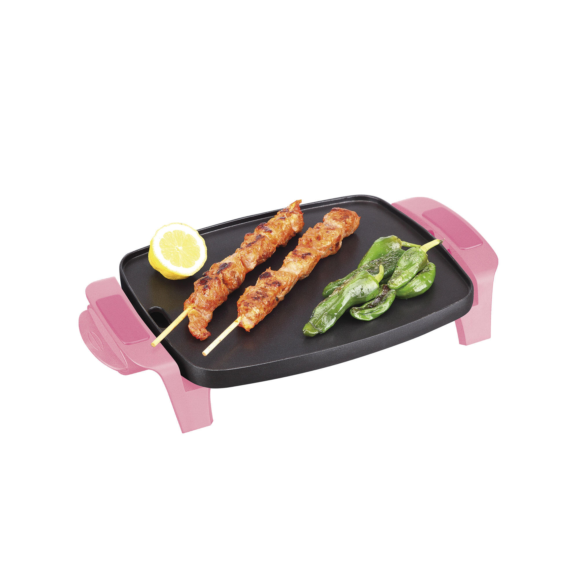 Plancha de cocina eléctrica Jata JEGR5522 antiadherente. 28 x 22 cm. 2/2