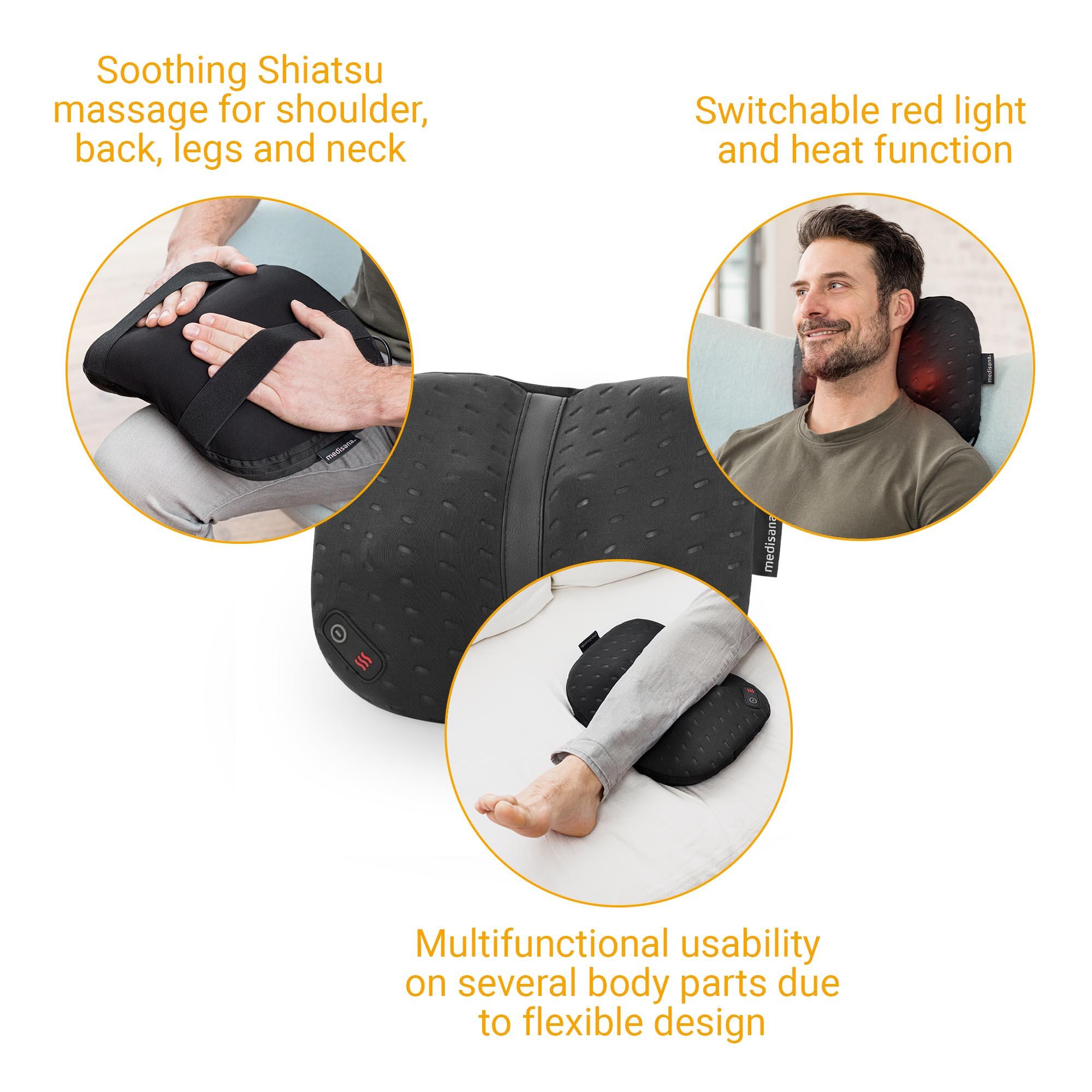 medisana CL 300 Coussin de massage shiatsu . Chaleur.  4 têtes de massage 6/7