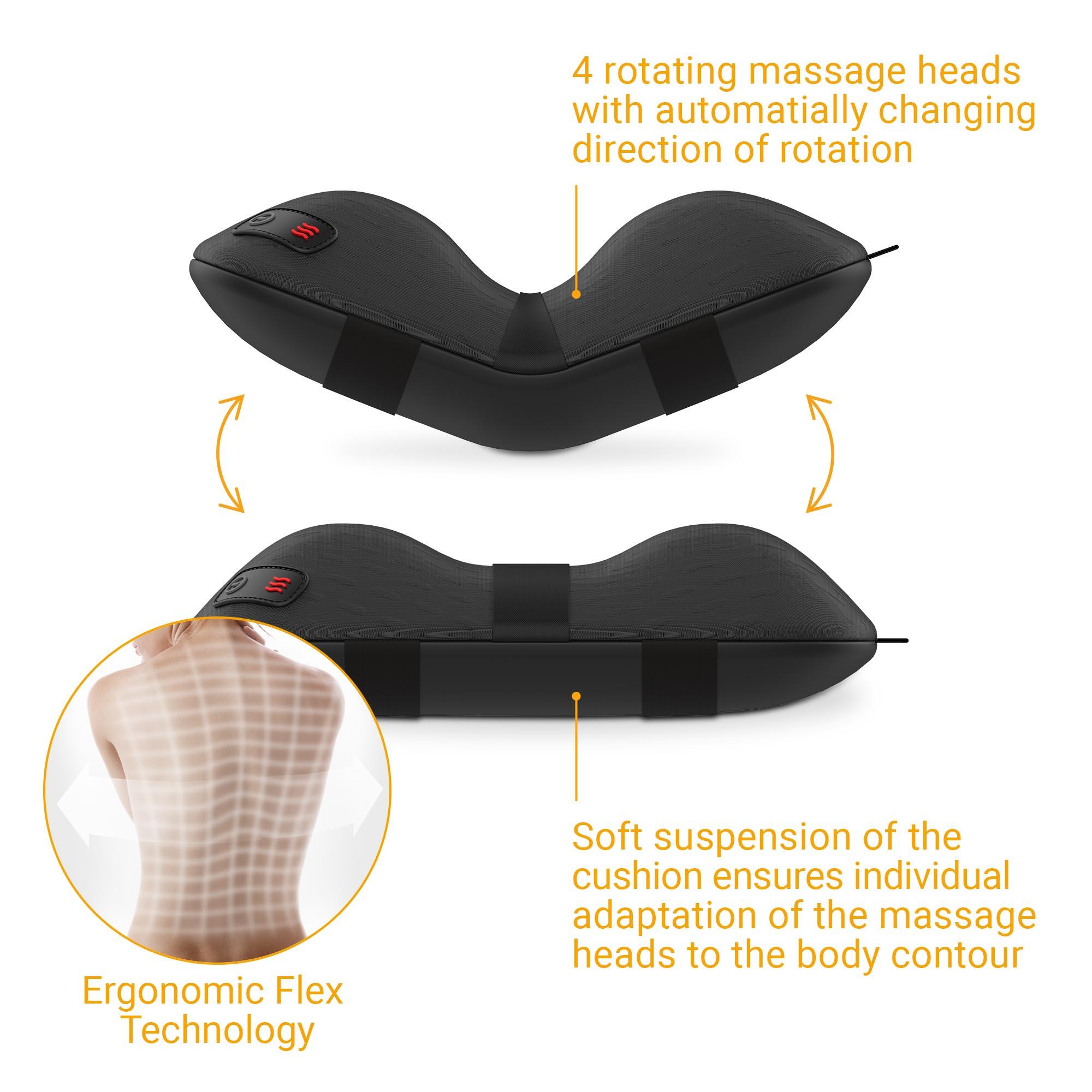 medisana CL 300 Coussin de massage shiatsu . Chaleur.  4 têtes de massage 5/7
