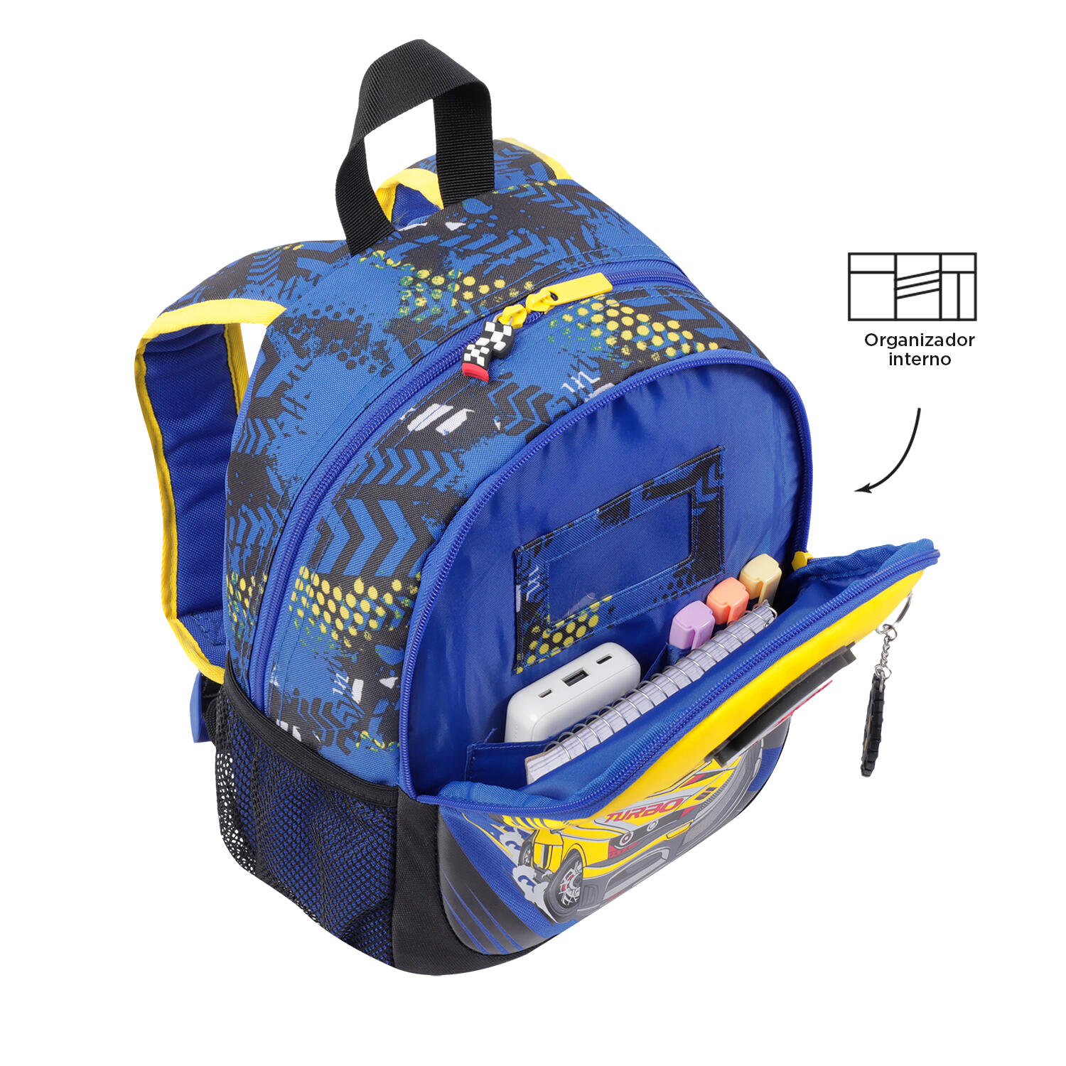 Totto Mochila escolar Velocity Azul Poliéster 23 x 31 x 10 cm 6/7