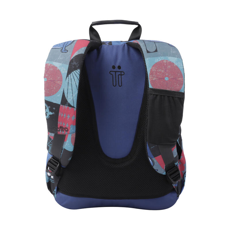 Mochila escolar  Gommas Totto cyber monstruos  15 L