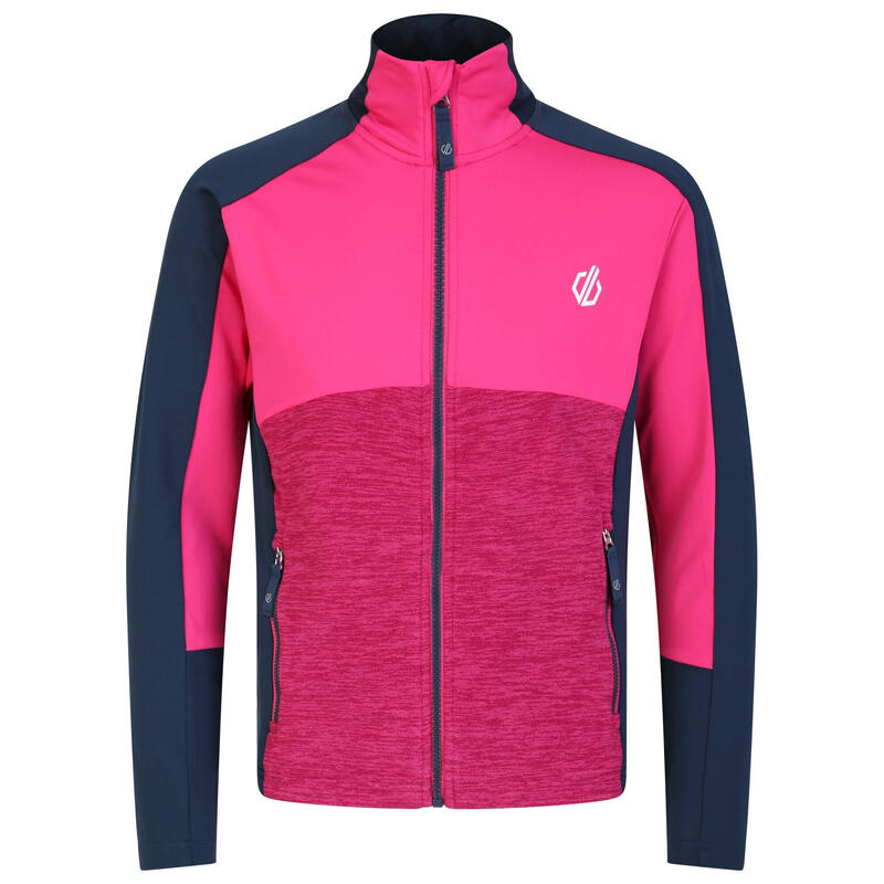 Kinderen/Kinderen Uitzondering Gerecycleerd Fleece Top (Puur Roze/Moonlight