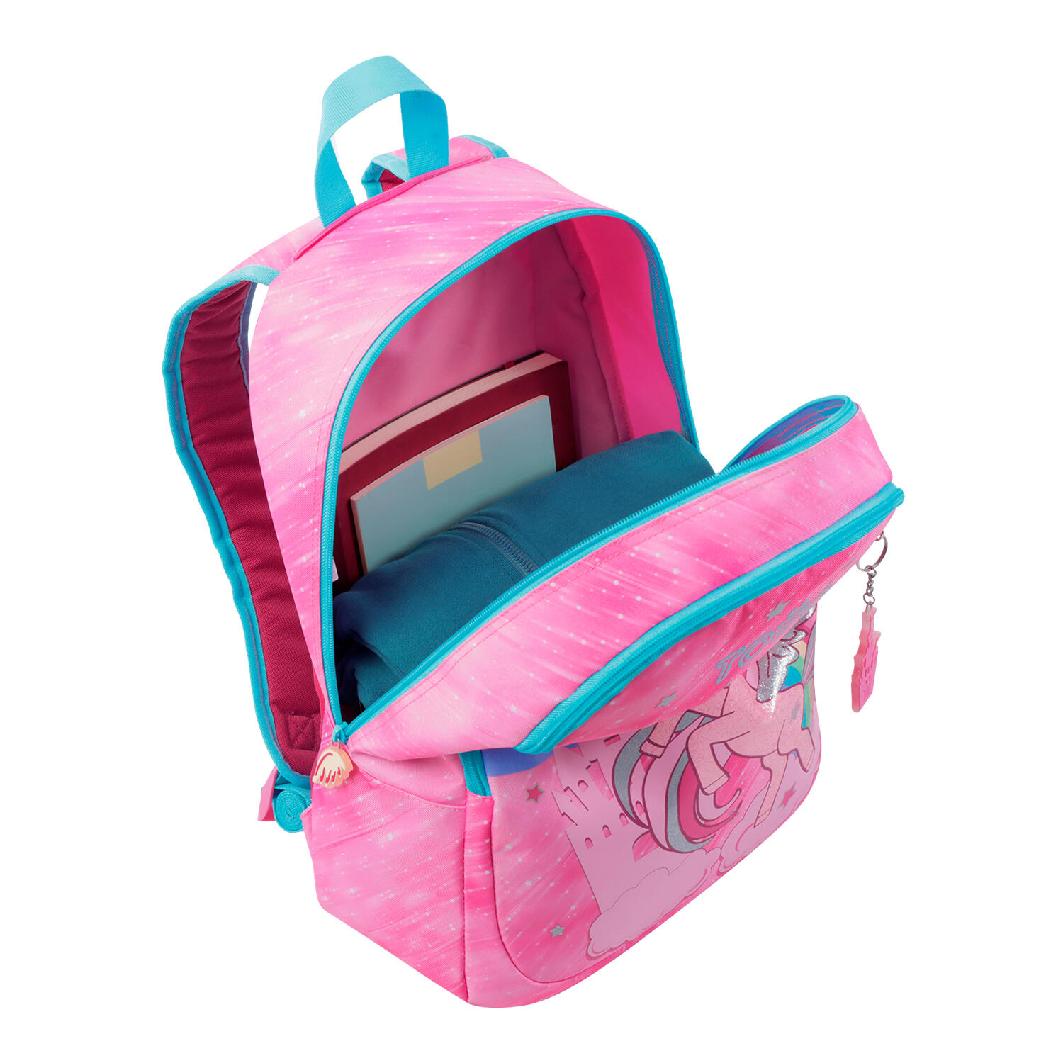 Totto Mochila escolar Fantasy Rosa Poliéster 31.5 x 46 x 14 cm 7/7