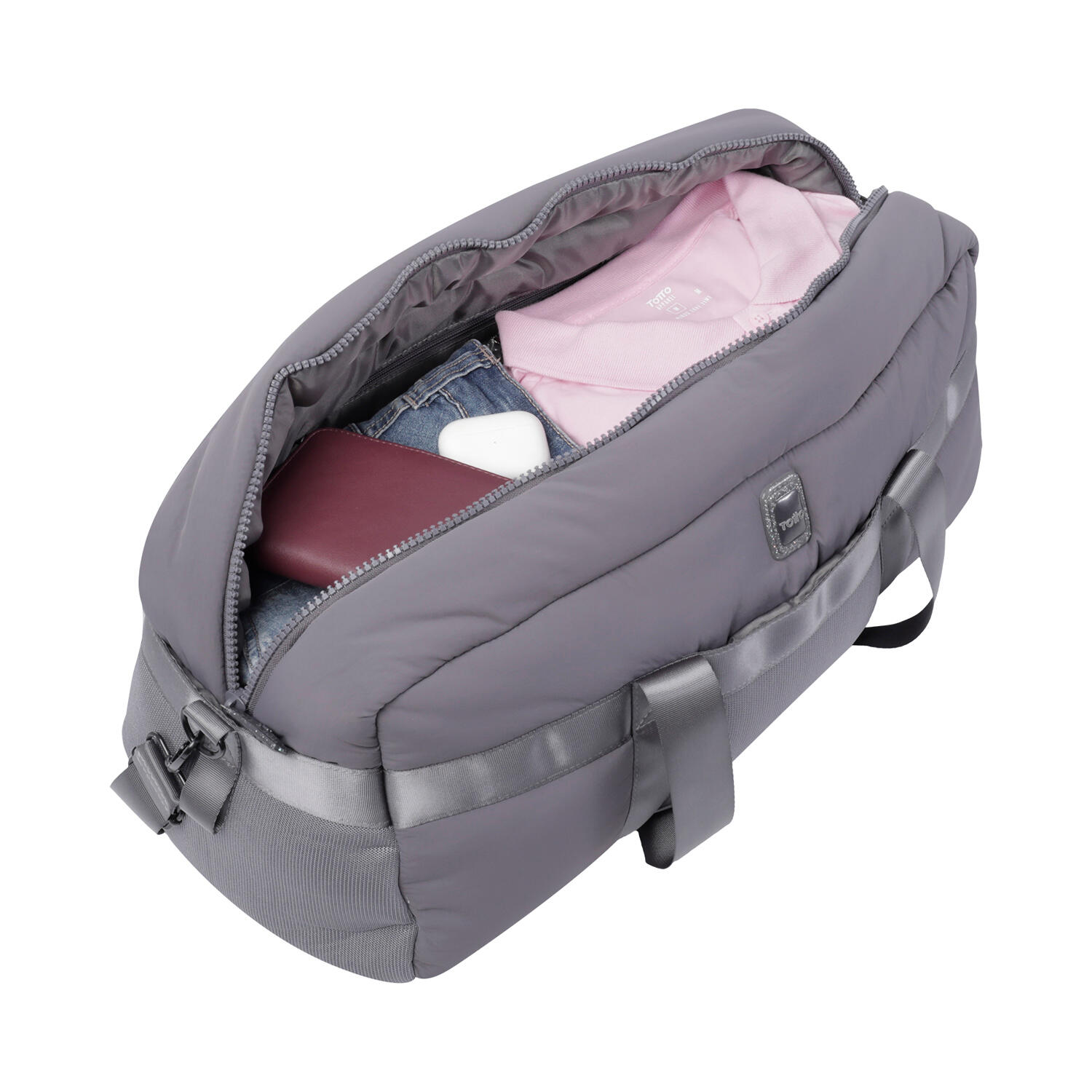 Totto Bolsa viaje Pixie L Gris Poliéster 53 x 25 x 24.5 cm 4/5