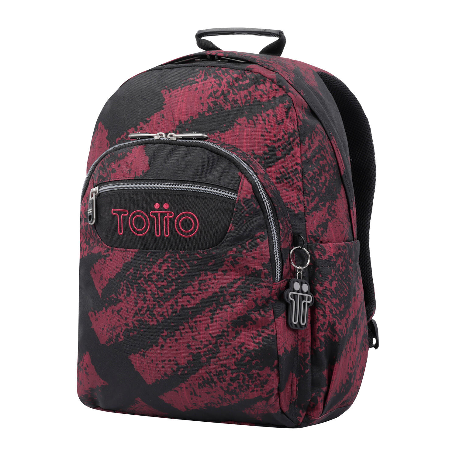 Totto Mochila escolar Acuareles Tiza roja Poliéster 33 x 44 x 14 cm 2/7