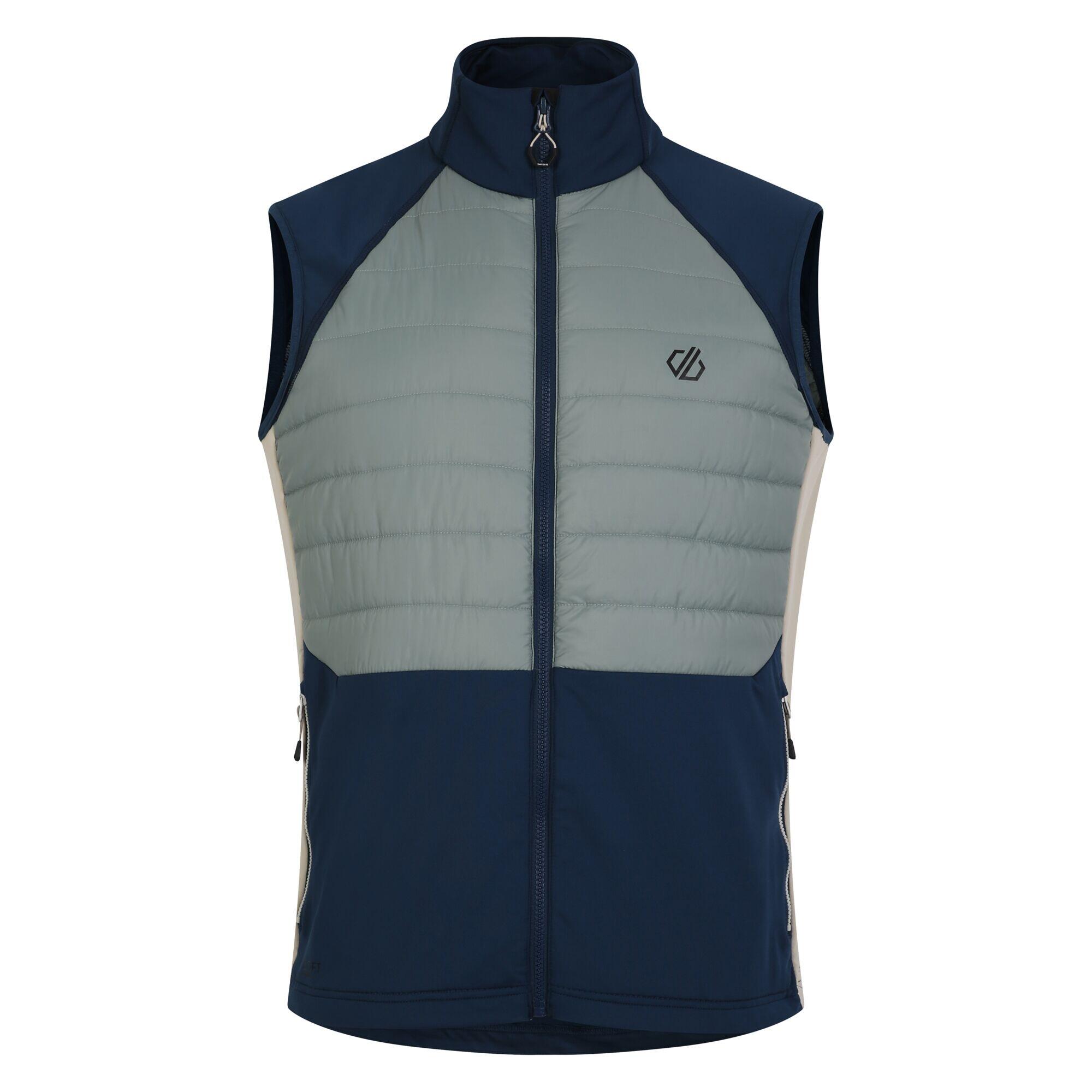 Dare 2b - Veste Sans Manches Descending Homme (vert Nénuphar / Denim Sombre) - Gilet Sans Manche - Bleu|vert - S - Decathlon