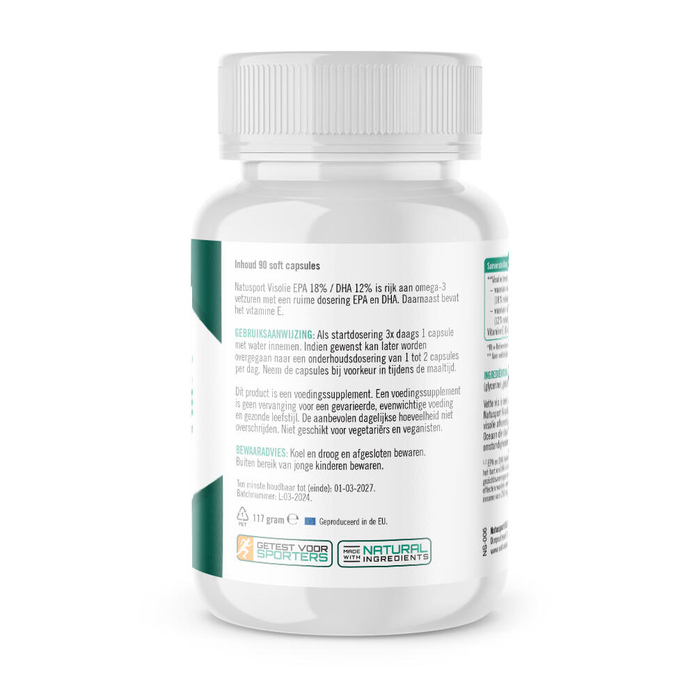 Visolie Omega 3 - EPA & DHA - NZVT Gecertificeerd - 90 capsules 3/3
