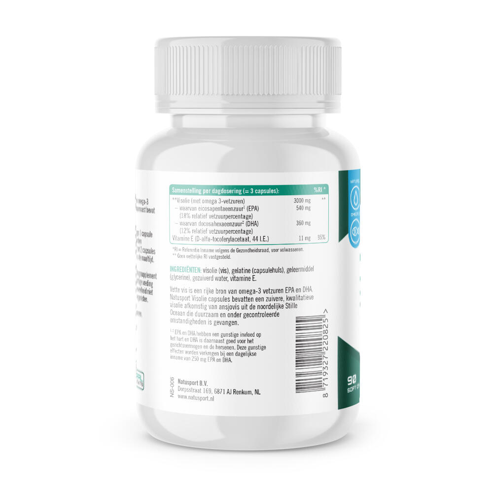 Visolie Omega 3 - EPA & DHA - NZVT Gecertificeerd - 90 capsules 2/3
