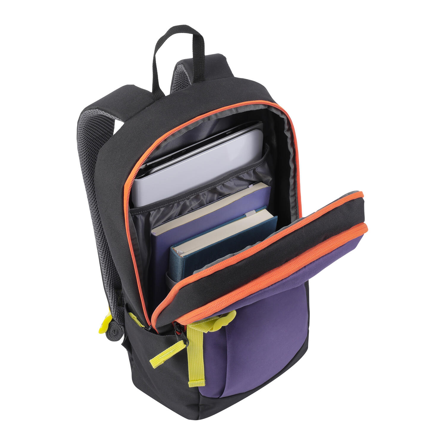 Totto Mochila urbana ATL Negro y morado Poliéster 26 x 46 x 13 cm 6/6