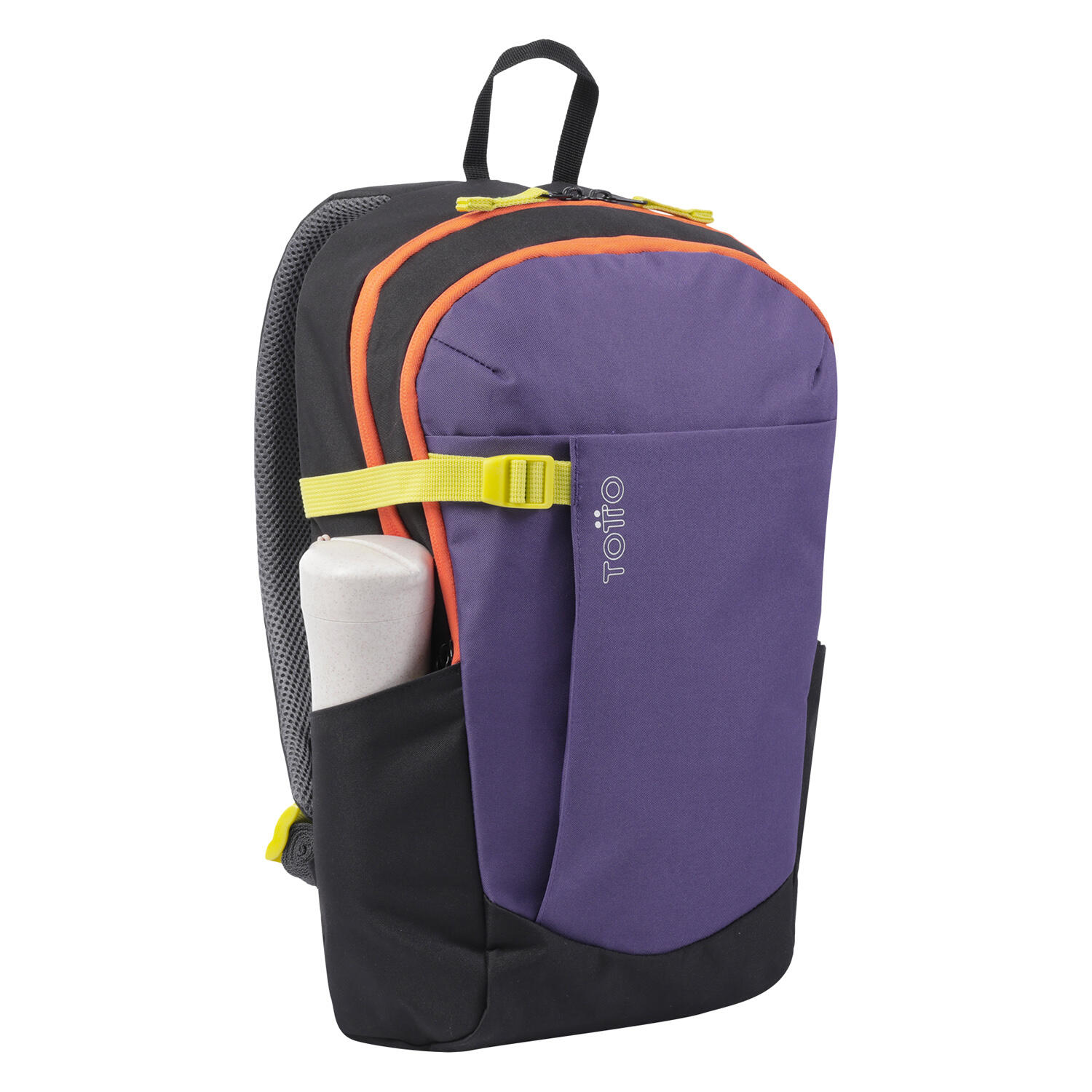 Totto Mochila urbana ATL Negro y morado Poliéster 26 x 46 x 13 cm 4/6