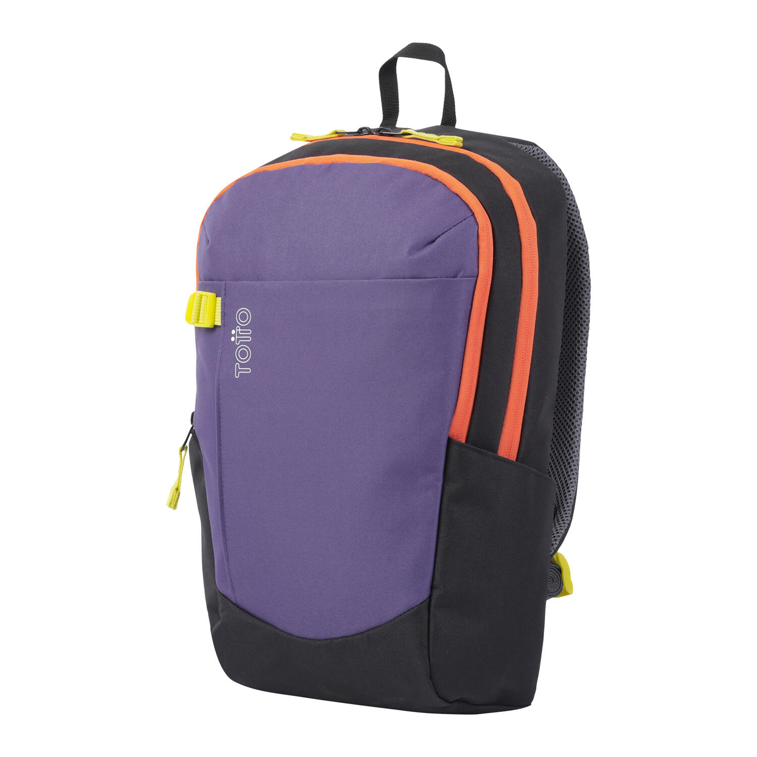 Totto Mochila urbana ATL Negro y morado Poliéster 26 x 46 x 13 cm 2/6