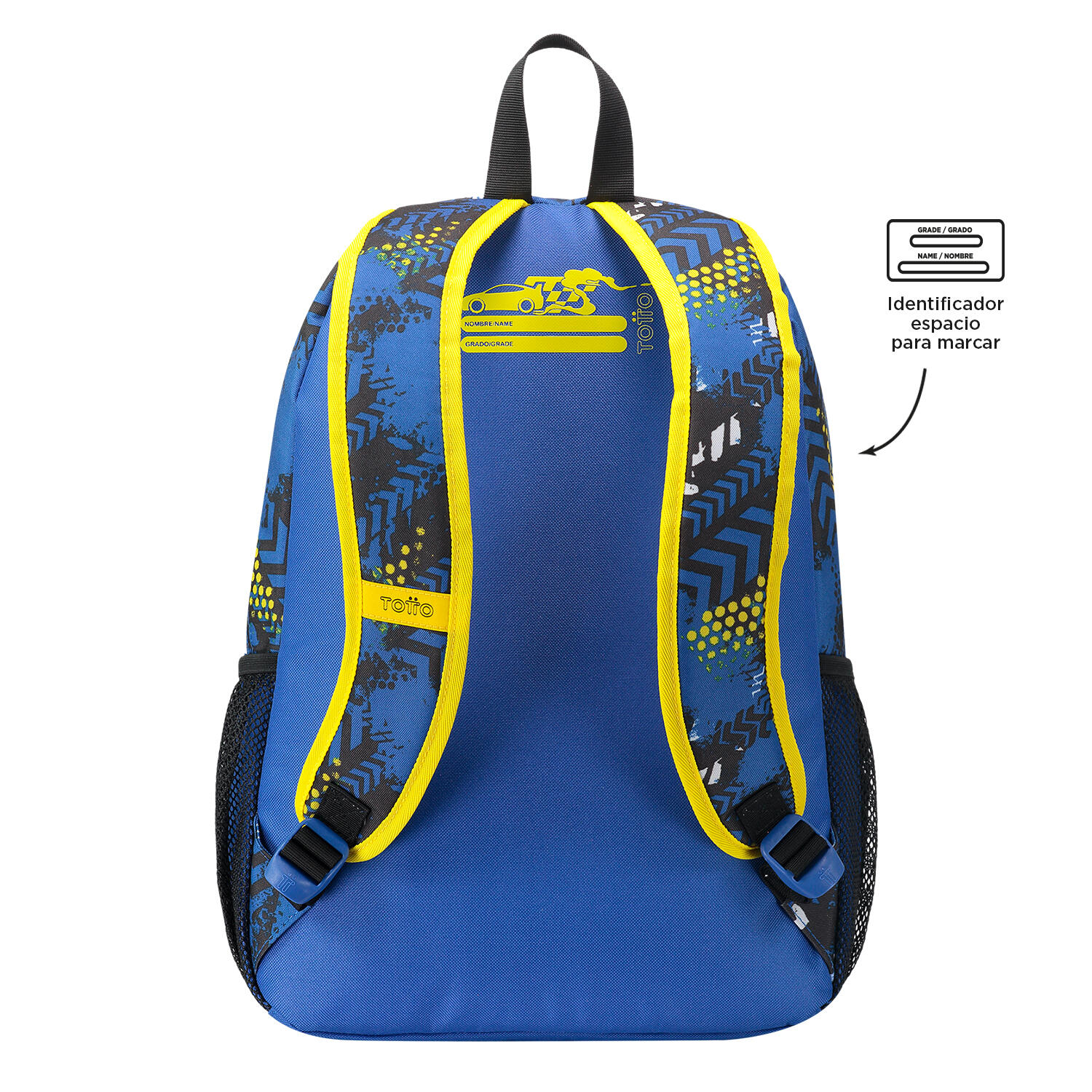 Totto Mochila escolar Velocity Azul Poliéster 29 x 44 x 14 cm 4/7
