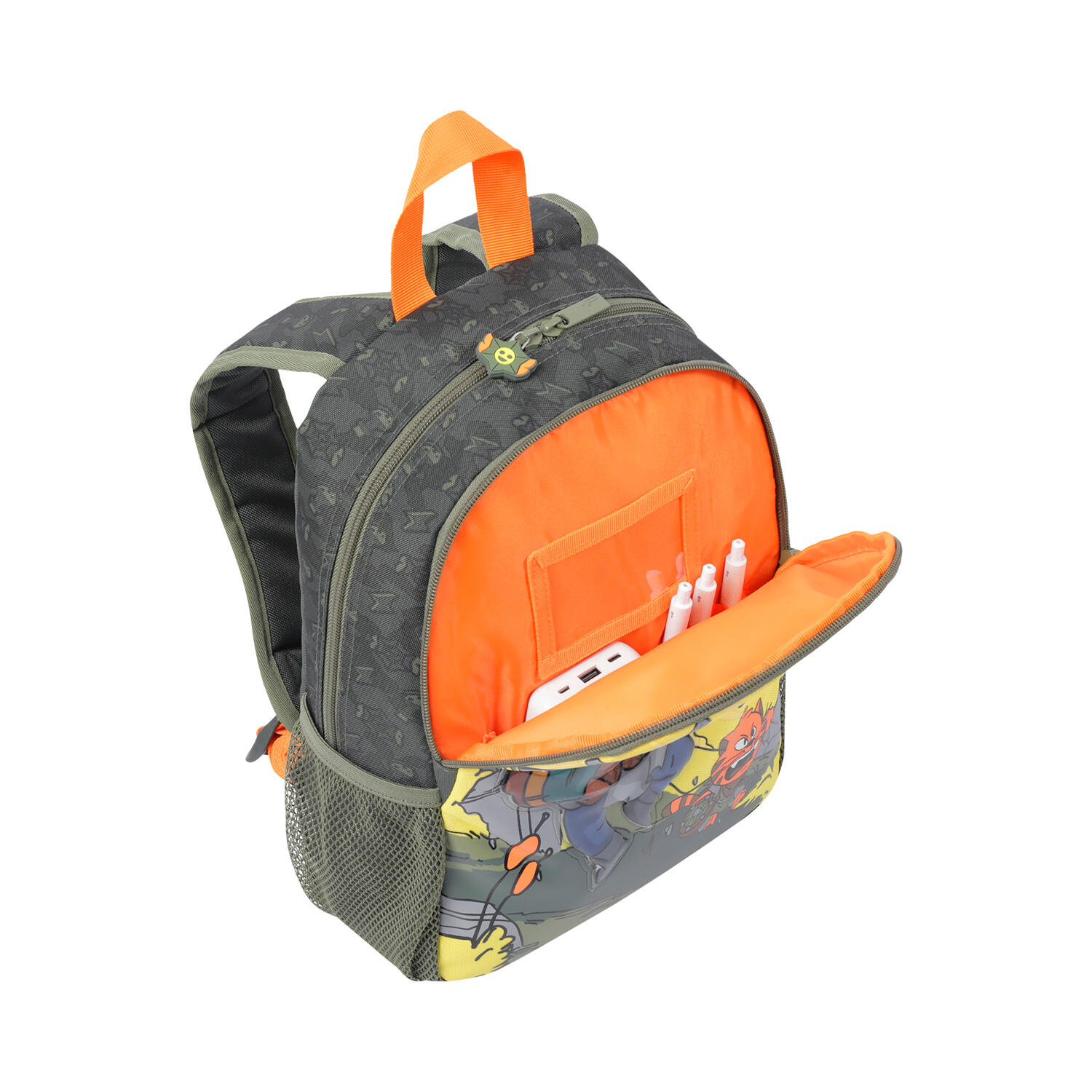 Totto Mochila escolar Brawlmaster S Amarillo Poliéster 25.5 x 32 x 11 cm 5/6