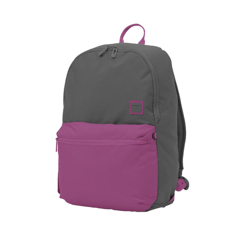 Mochila urbana  Dragonar Totto color gris y rosa 13 L